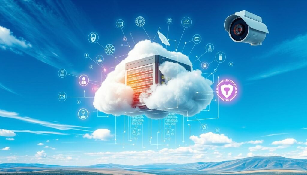 Cloud VMS secure data storage