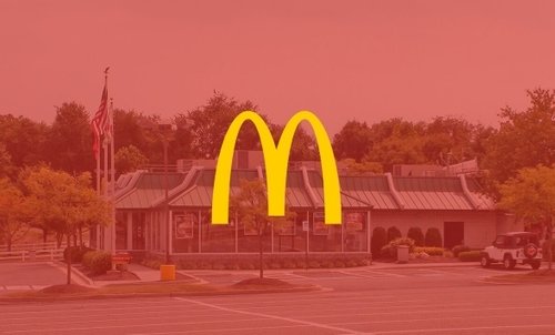 mcdonalds building with logo